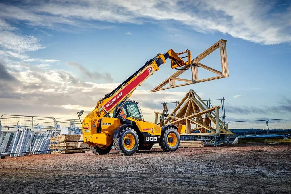 telehandler working telehandler working